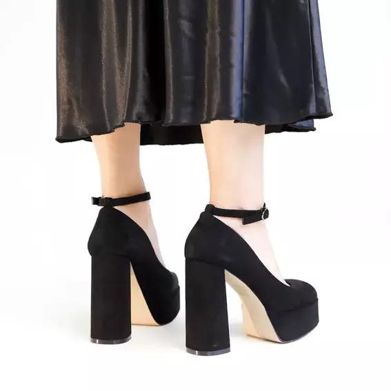 Туфлі жіночі класичні на підборах 586489 Чорні фото 5 — інтернет-магазин Tapok