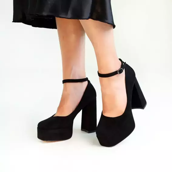 Туфлі жіночі класичні на підборах 586489 Чорні фото 7 — інтернет-магазин Tapok