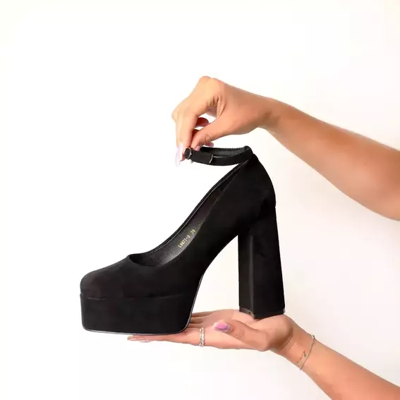Туфлі жіночі класичні на підборах 586489 Чорні фото 10 — інтернет-магазин Tapok