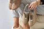 Жіночі кросівки замшеві весняно-осінні бежеві Emirro 2121 Фото 2