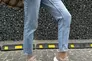 Кросівки жіночі шкіра флотар бежевого кольору зі вставками замші Фото 4