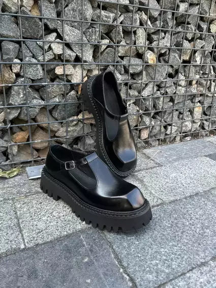 Туфли женские кожаные черные фото 10 — интернет-магазин Tapok