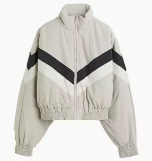 Куртка H&M Padded Nylon Jacket Grey 1018927001