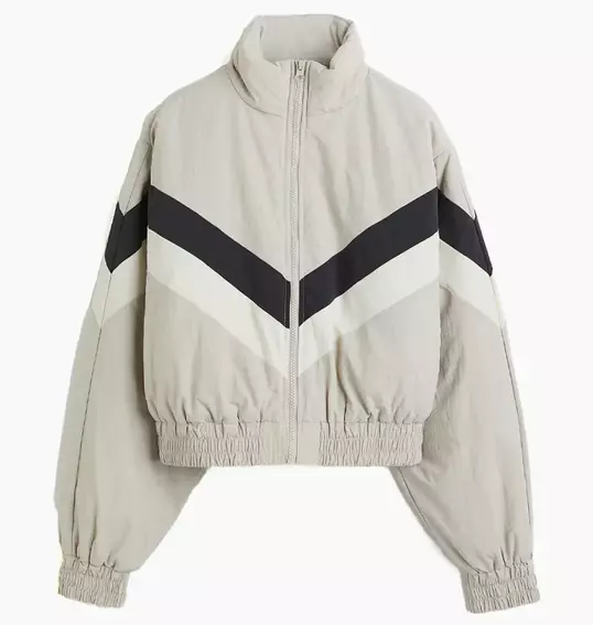 Куртка H&M Padded Nylon Jacket Grey 1018927001 фото 1 — інтернет-магазин Tapok