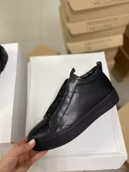 Ботинки мужские кожаные черные зимние фото 17 — интернет-магазин Tapok