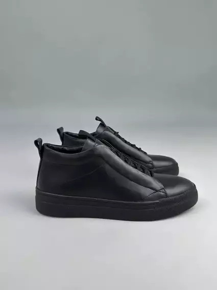 Ботинки мужские кожаные черные зимние фото 16 — интернет-магазин Tapok
