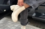 Ботинки женские кожаные молочного цвета на каблуках демисезонные Фото 20