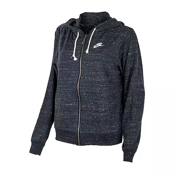 Толстовка Nike W NSW GYM VNTG EASY FZ HOODIE DM6386-010 фото 1 — интернет-магазин Tapok