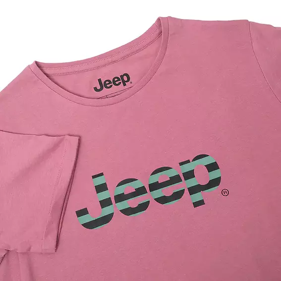 Футболка JEEP T-SHIRT OVERSIZE Striped Print Turn O102611-P490 фото 3 — интернет-магазин Tapok