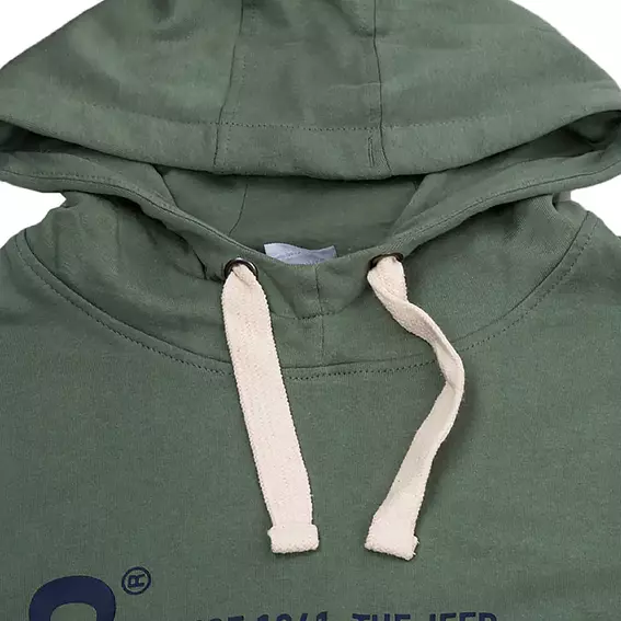 Толстовка JEEP HOODED SWEATSHIRT Since 1941 O102569-E847 фото 3 — интернет-магазин Tapok