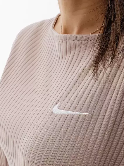 Кофта Nike W NSW RIB JRSY LS TOP DV7866-272 фото 3 — інтернет-магазин Tapok