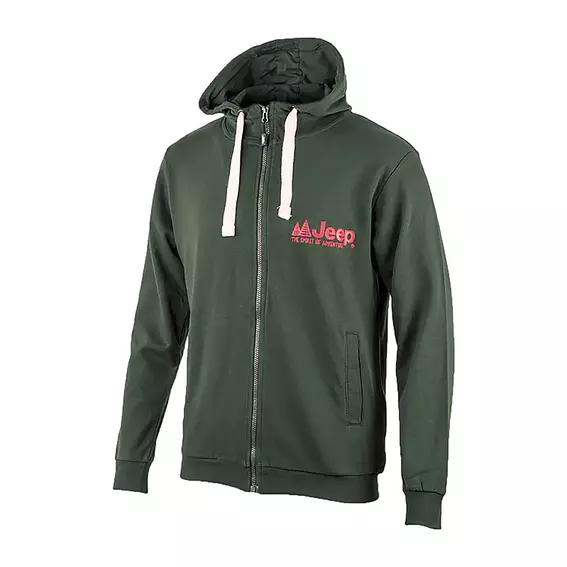 Толстовка JEEP HOODED SWEATSHIRT FULL ZIP The spirit of Adventure O102570-E848 фото 1 — інтернет-магазин Tapok