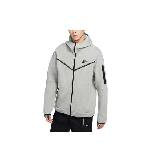 Толстовка Nike M NSW TCH FLC HOODIE FZ WR CU4489-063 фото 4 — інтернет-магазин Tapok