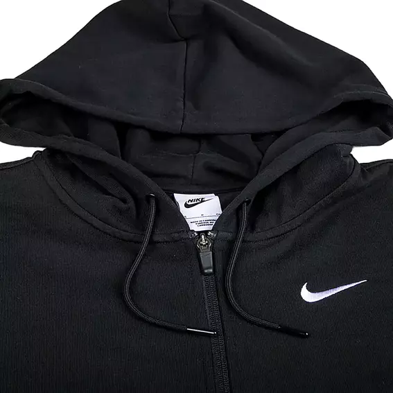 Толстовка Nike W NSW JRSY OS FZ HOODIE DM6415-010 фото 4 — интернет-магазин Tapok