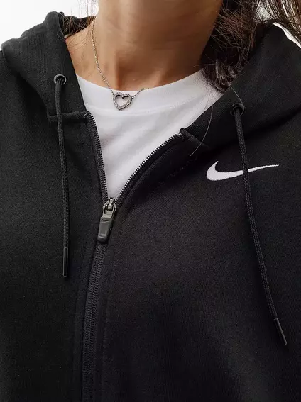 Толстовка Nike W NSW JRSY OS FZ HOODIE DM6415-010 фото 3 — интернет-магазин Tapok