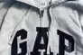 Толстовка Gap Logo Zip Hoodie Grey 218871731 Фото 3