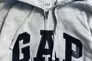 Толстовка чоловіча Gap Logo Zip Hoodie Grey 218871731 Фото 3