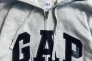 Толстовка Gap Logo Zip Hoodie Grey 218871731 Фото 14