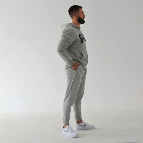 Толстовка чоловіча Gap Logo Zip Hoodie Grey 218871731 фото 17 — інтернет-магазин Tapok