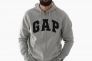 Толстовка Gap Logo Zip Hoodie Grey 218871731 Фото 23