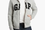 Толстовка чоловіча Gap Logo Zip Hoodie Grey 218871731 Фото 32