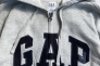 Толстовка чоловіча Gap Logo Zip Hoodie Grey 218871731 Фото 38
