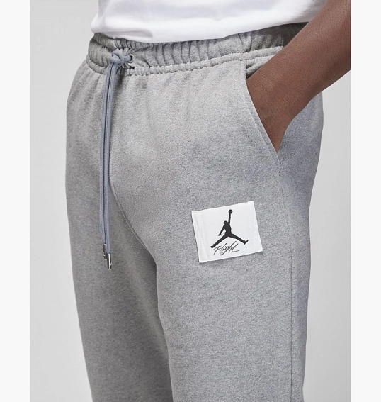 Брюки Air Jordan Flight Fleece MenS Pants Grey DQ7468-091 фото 12 — интернет-магазин Tapok