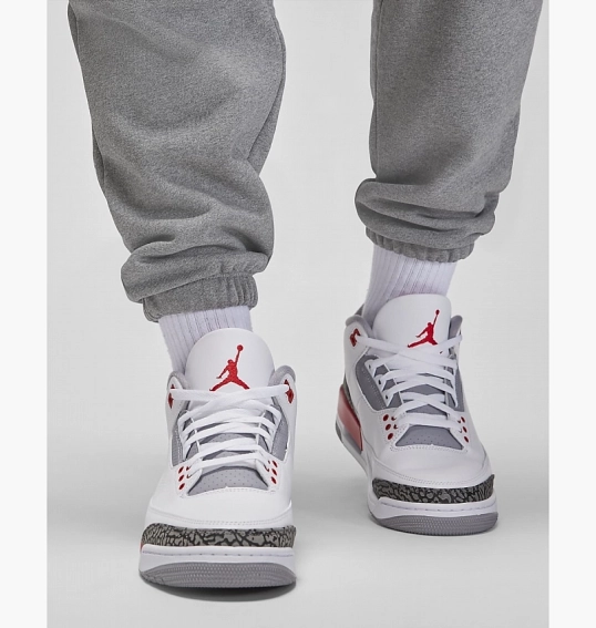 Брюки Air Jordan Flight Fleece MenS Pants Grey DQ7468-091 фото 15 — интернет-магазин Tapok