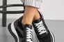 Жіночі кросівки шкіряні весняно-осінні чорні Yuves 303 Фото 9