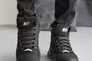 Чоловічі кросівки шкіряні зимові чорні Splinter Б 1723 Фото 2