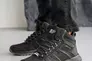 Мужские кроссовки кожаные зимние черные Splinter Б 1723 Фото 3