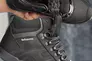 Мужские кроссовки кожаные зимние черные Splinter Б 1723 Фото 5