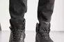 Чоловічі кросівки шкіряні зимові чорні Splinter Б 1320/1 Фото 2