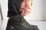 Чоловічі кросівки шкіряні зимові чорні Splinter Б 1320/1 Фото 4