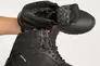 Чоловічі кросівки шкіряні зимові чорні Splinter Б 1320/1 Фото 5