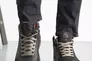 Чоловічі кросівки шкіряні зимові чорні Splinter Б 0721/1 Фото 2