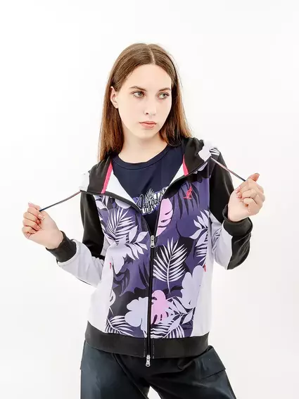 Худые AUSTRALIAN FLOWERS HOODIE ELASTIC FLEECE INSERT JACKET LSDGC0009-465 фото 1 — интернет-магазин Tapok