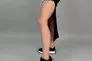 Кроссовки женские замшевые черные с вставками плащевки Фото 4