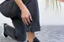 Кроссовки женские замшевые черные с вставками плащевки Фото 18