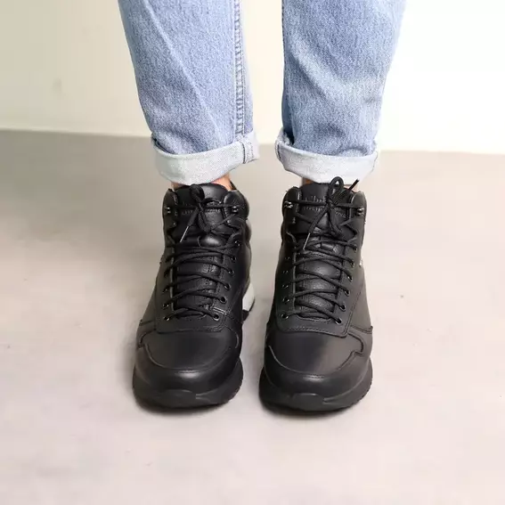 Ботинки кожаные осенние 586763 Черные фото 3 — интернет-магазин Tapok