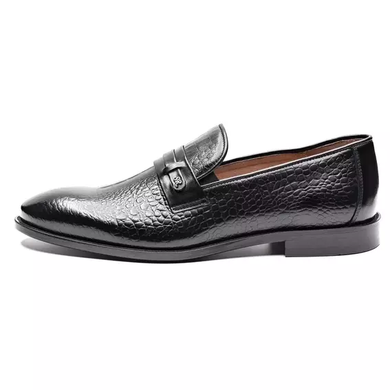 Мужские туфли лоферы &quot;Кристофер&quot; TANNER Черные фото 3 — интернет-магазин Tapok