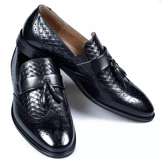 Мужские туфли лоферы &quot;Генри&quot; TANNER Черные фото 1 — интернет-магазин Tapok