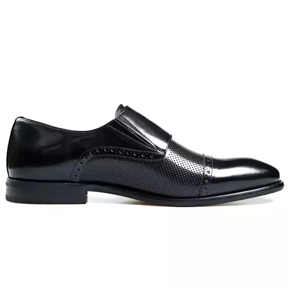 Мужские туфли монки &quot;Николасс&quot; TANNER Черные фото 3 — интернет-магазин Tapok