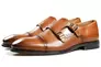 Чоловічі туфлі монки "Ніколасс" TANNER Світло-коричневі Фото 1