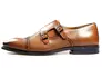 Чоловічі туфлі монки "Ніколасс" TANNER Світло-коричневі Фото 2