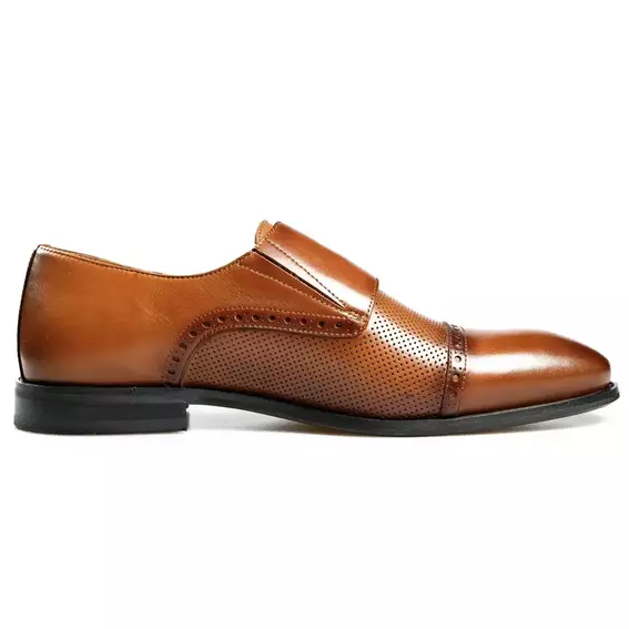Мужские туфли монки &quot;Николасс&quot; TANNER Светло-коричневые фото 3 — интернет-магазин Tapok