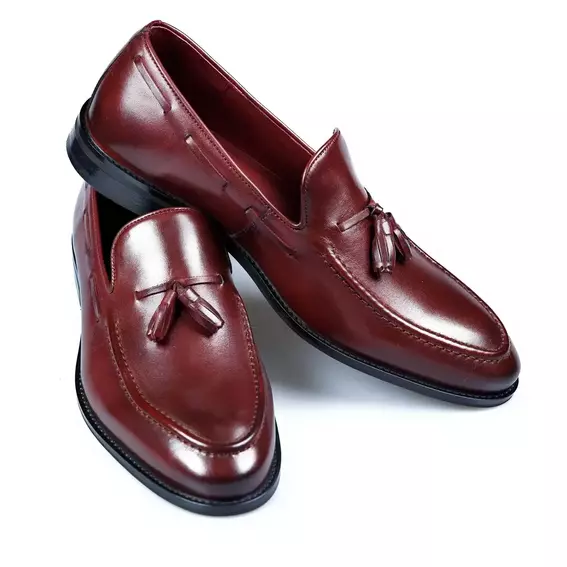 Мужские туфли лоферы &quot;Раймон&quot; TANNER Красные фото 1 — интернет-магазин Tapok