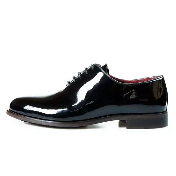 Чоловічі туфлі оксфорди "ДУГЛАС" TANNER Black Gloss фото 2 — інтернет-магазин Tapok
