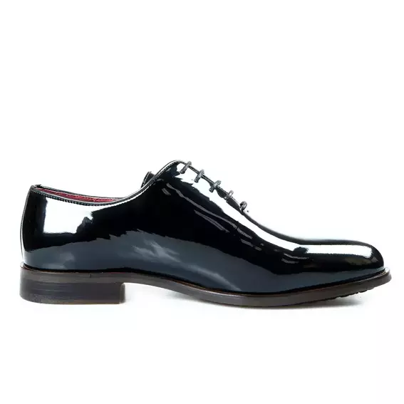 Чоловічі туфлі оксфорди "ДУГЛАС" TANNER Black Gloss фото 3 — інтернет-магазин Tapok