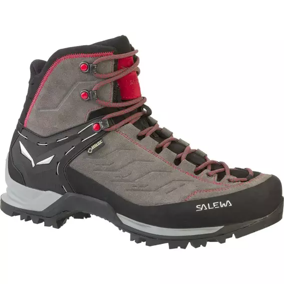 Черевики Salewa MS MTN Trainer Mid GTX Сірий/Червоний фото 1 — интернет-магазин Tapok